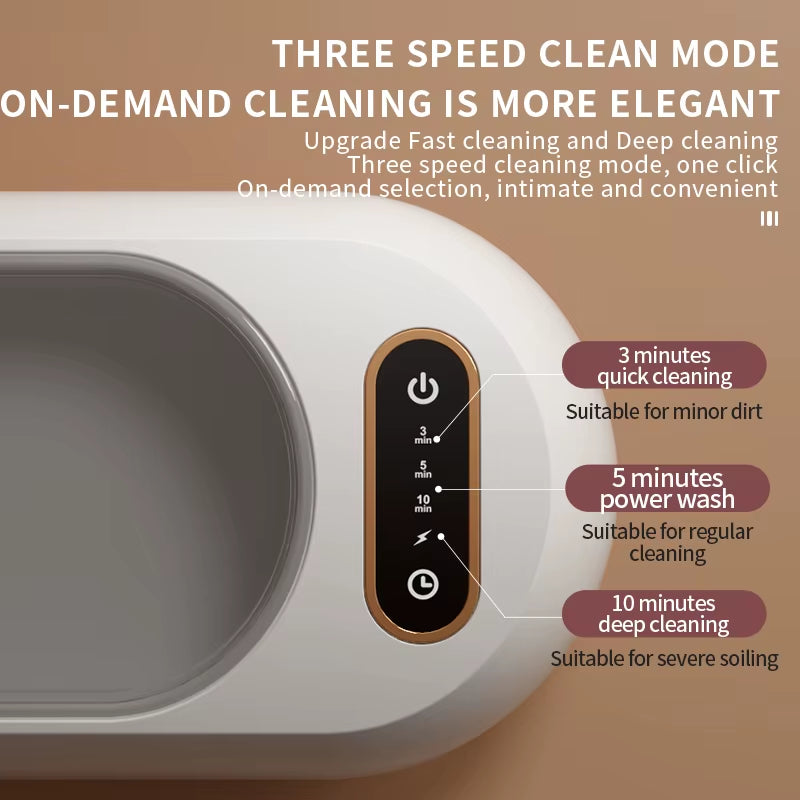45KHZ Ultrasonic Glasses Cleaning Machine Ultrasound Jewelry Cleaner Machine High Frequency Ultrasonic Cleaner Bath